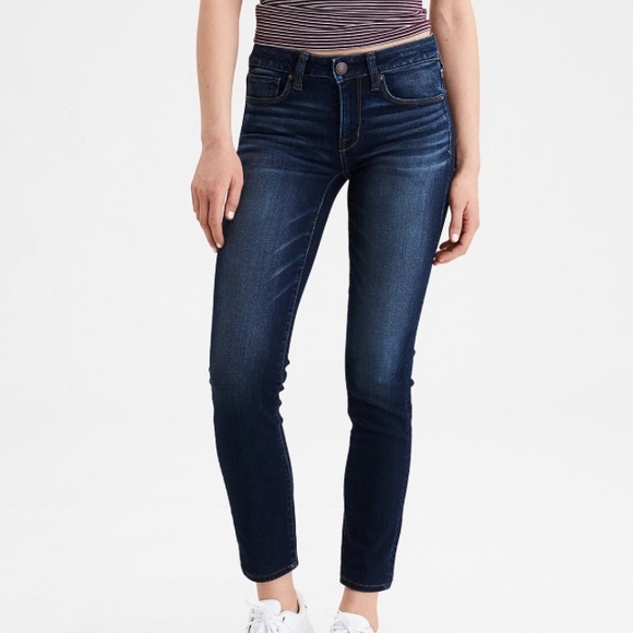 American Eagle Outfitters Denim - 🌻 American Eagle Dark Wash Skinny Jeans 0